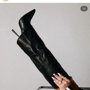 New Kourt miss lolashoetique black boots